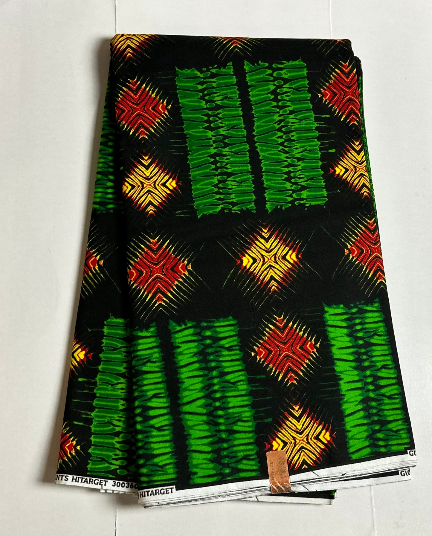 African Print Fabric, Ankara Fabric - Green Fabric