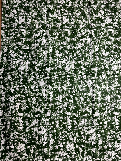 African Print Fabric, Ankara - Green Fabric