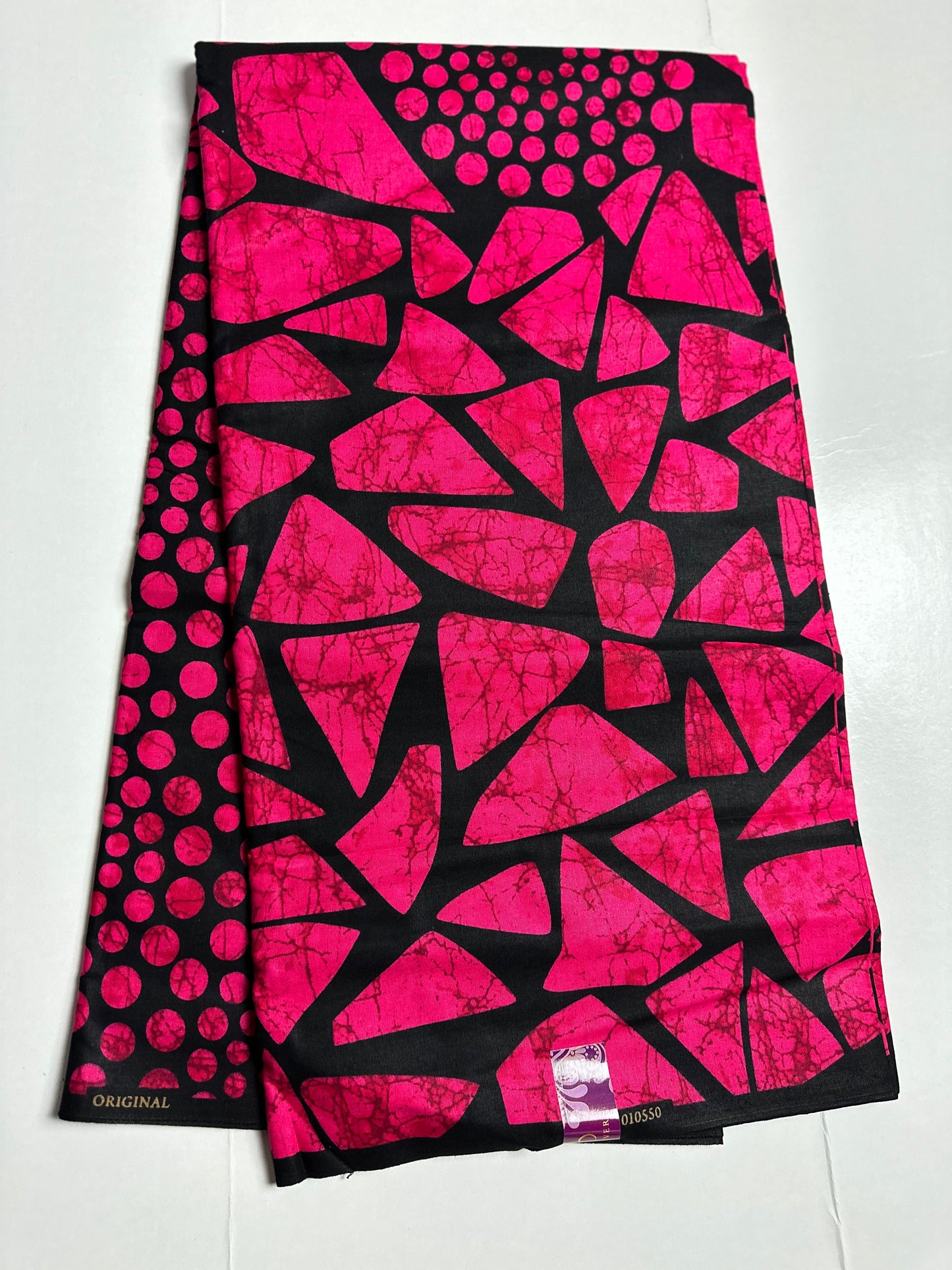 African Print Fabric, Ankara - Pink Fabric