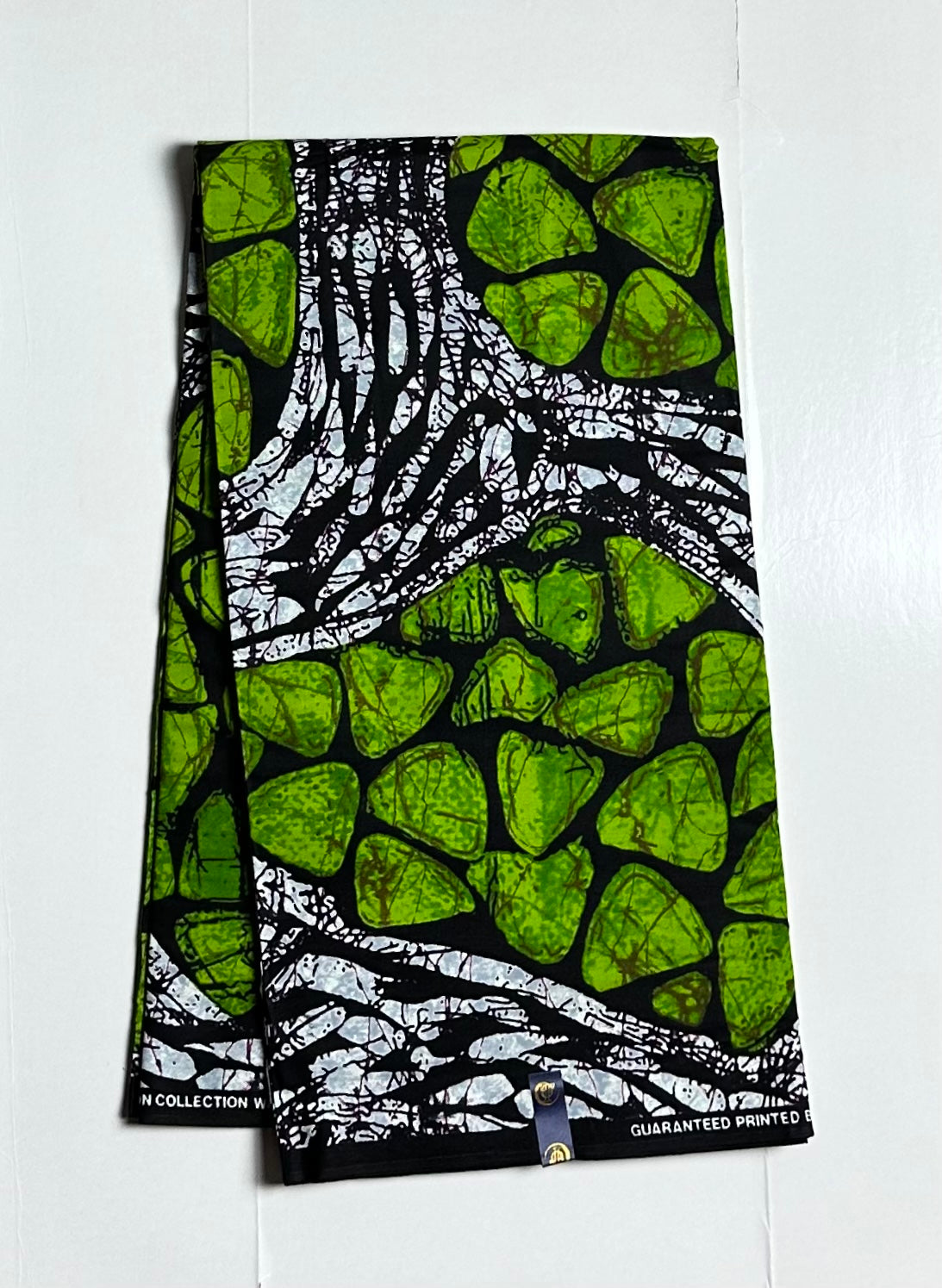 African Print Fabric, Ankara - Green Fabric