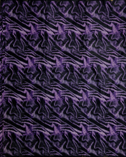 African Print Fabric, Ankara - Purple Fabric