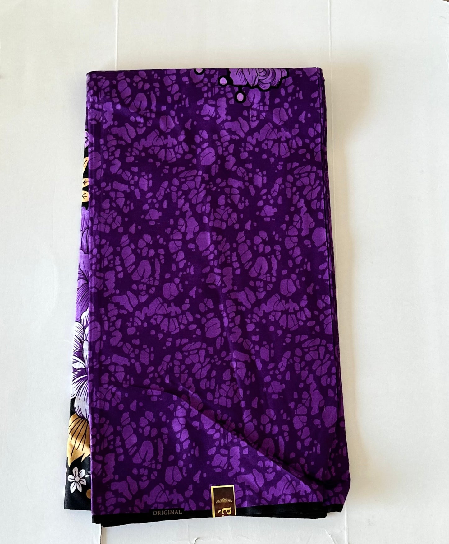 African Print Fabric, Ankara - Purple Fabric