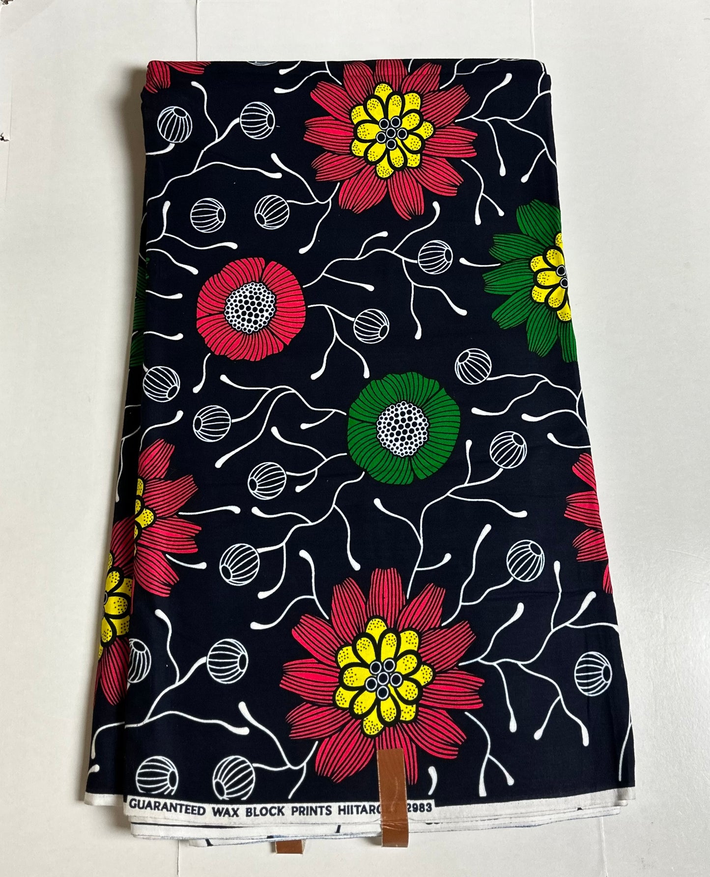 African Print Fabric, Ankara - Blue Fabric