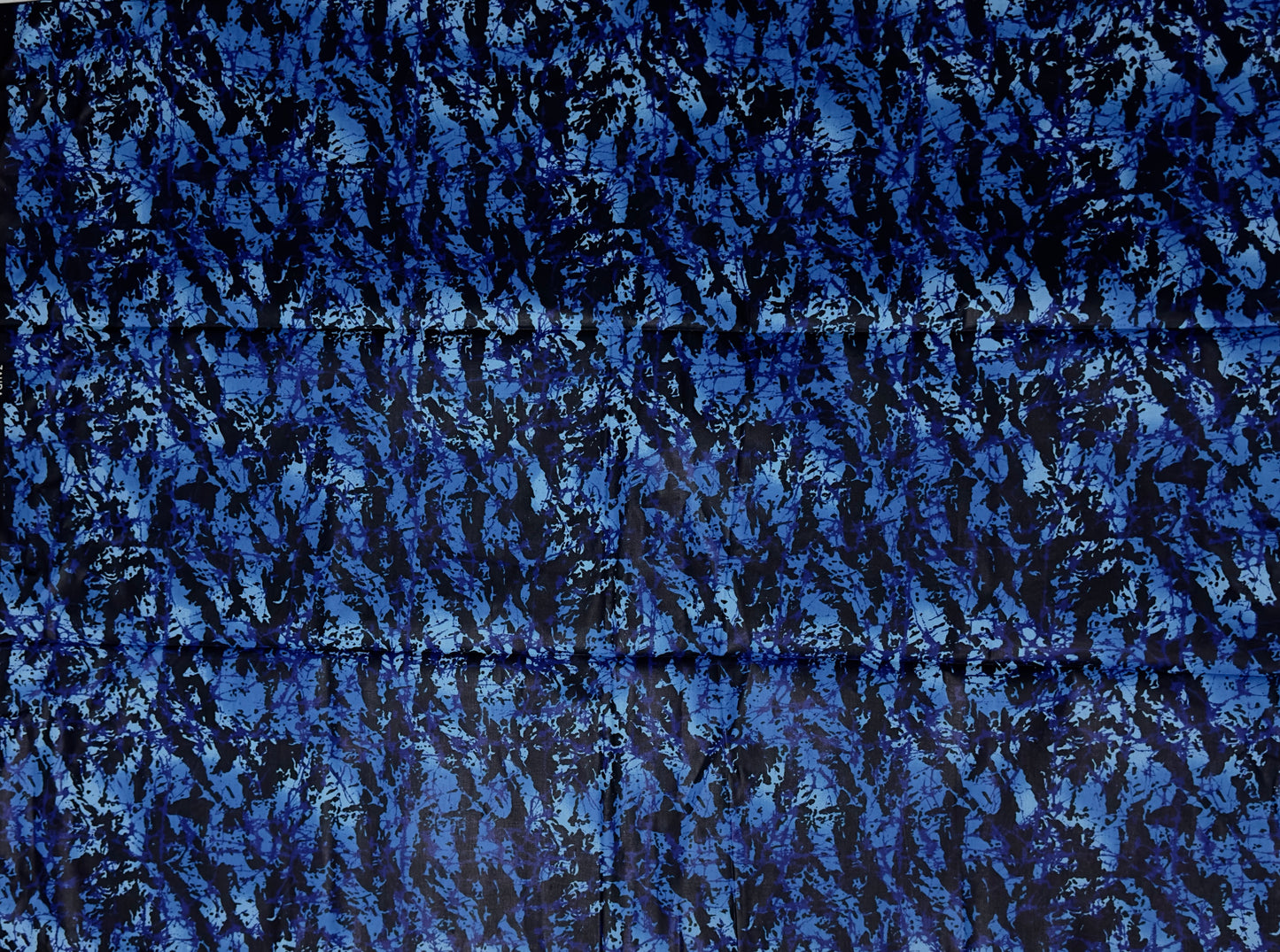 African Print Fabric, Ankara -Blue Fabric
