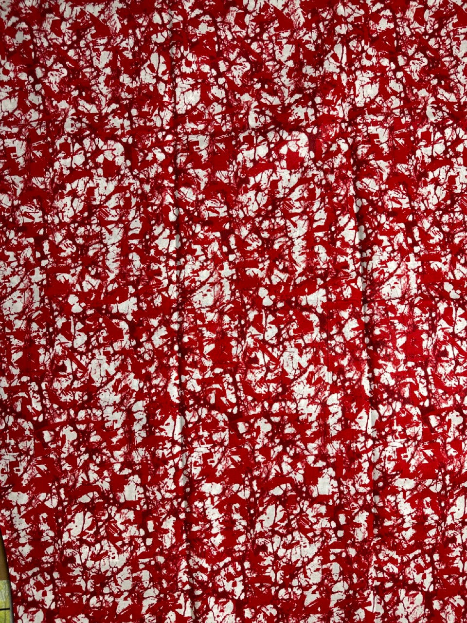 African Print Fabric, Ankara - Red Fabric