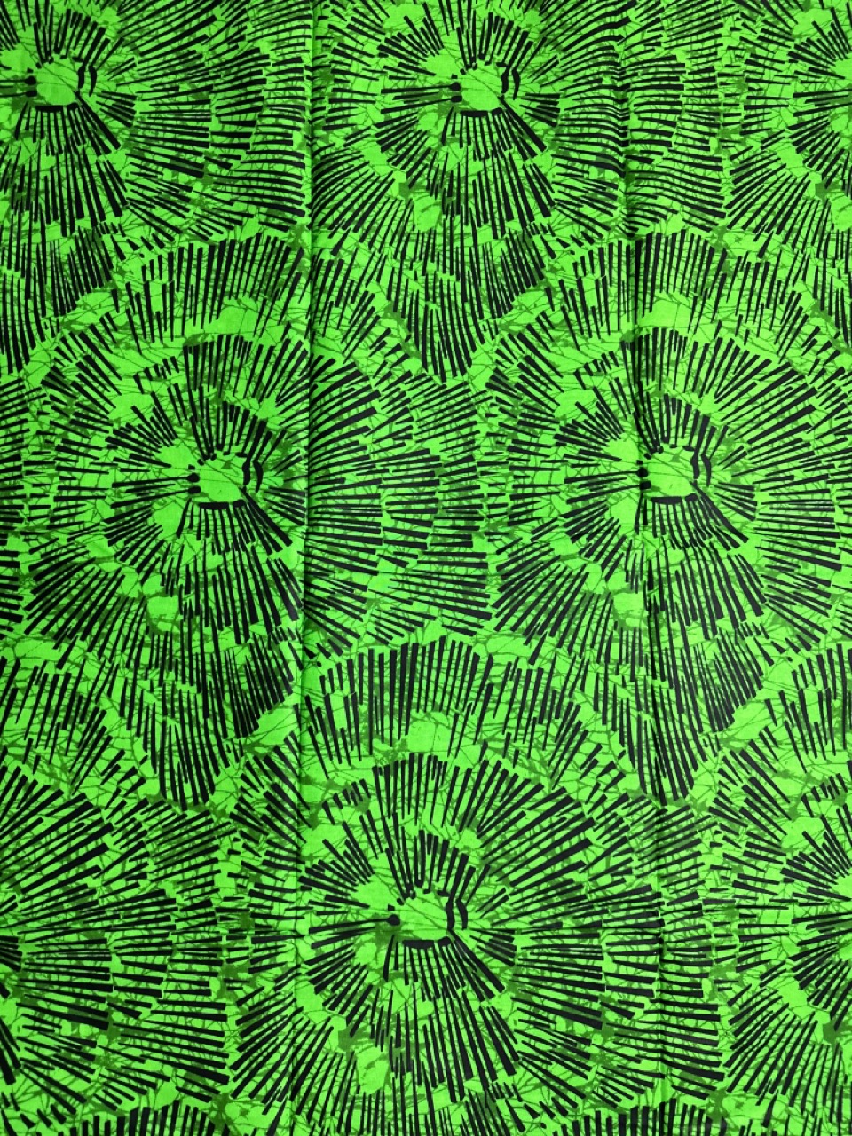 African Print Fabric, Ankara - Green Fabric