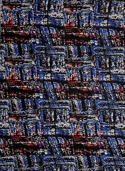 African Print Fabric, Ankara - Blue Fabric