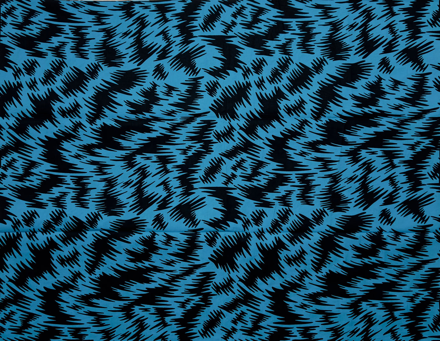 African Print Fabric, Ankara - Blue Fabric
