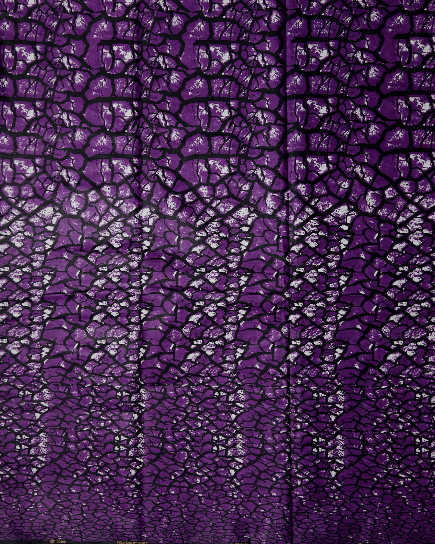 African Print Fabric, Ankara - Purple Fabric