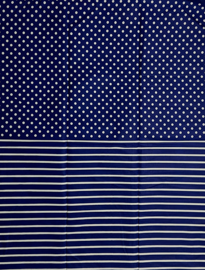 African Print Fabric, Blue Ankara Fabric