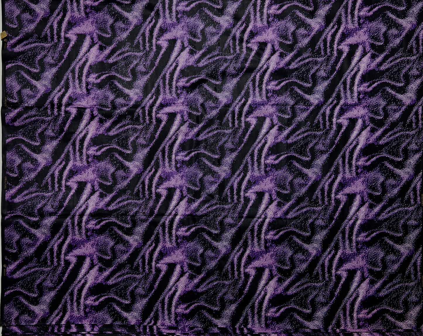 African Print Fabric, Ankara - Purple Fabric