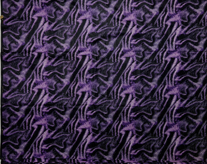 African Print Fabric, Ankara - Purple Fabric