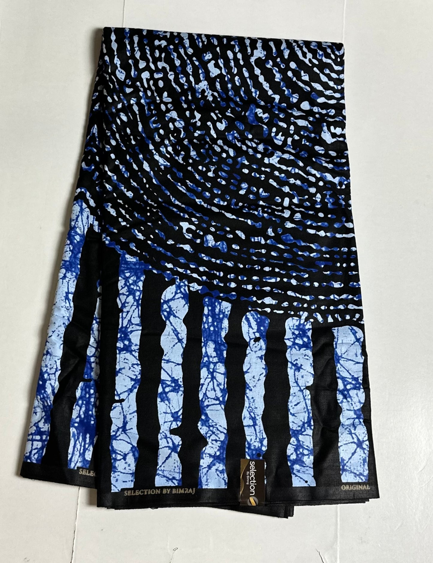 African Print Fabric, Ankara - Blue Fabric