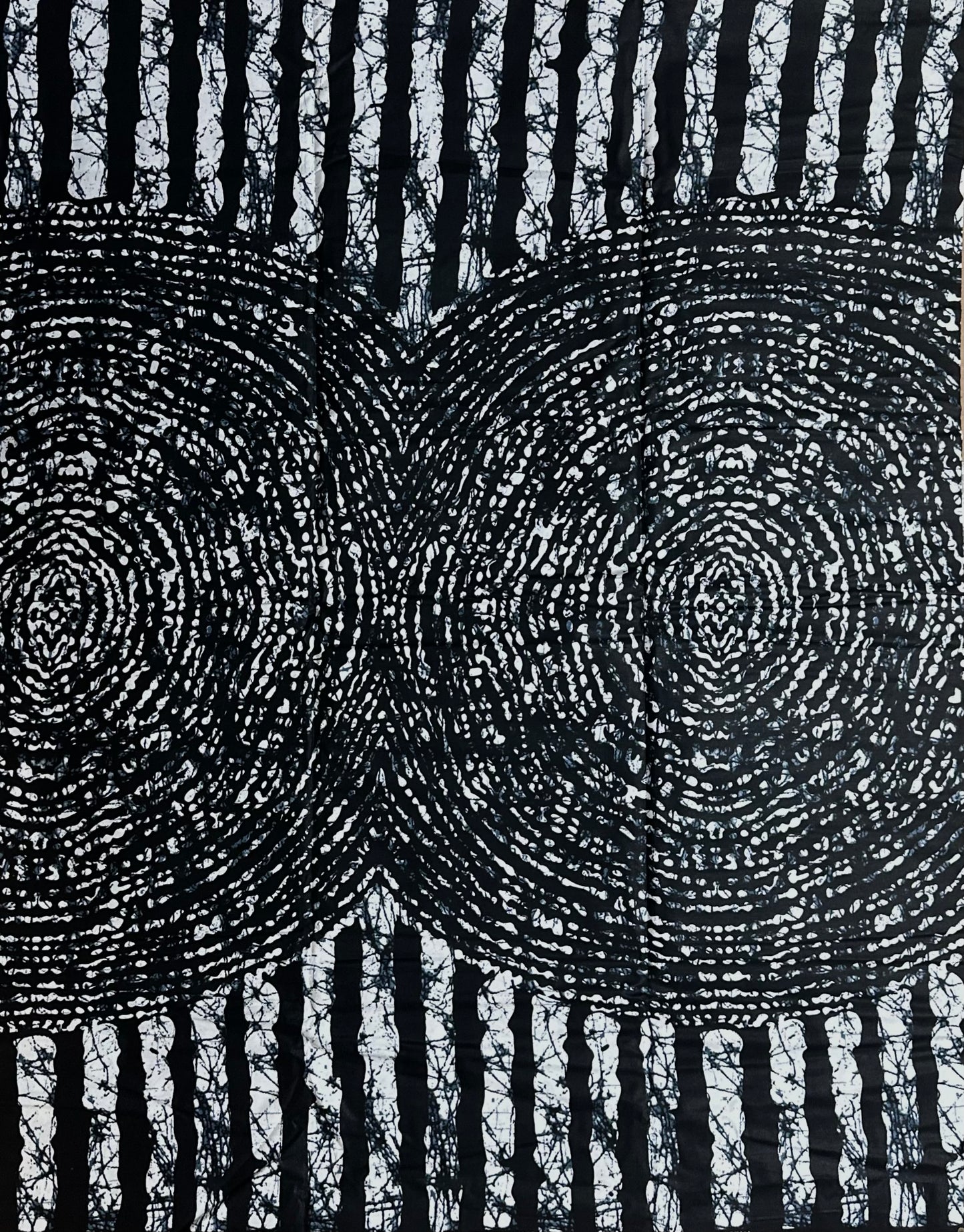 African Print Fabric, Ankara - Monochrome Fabric