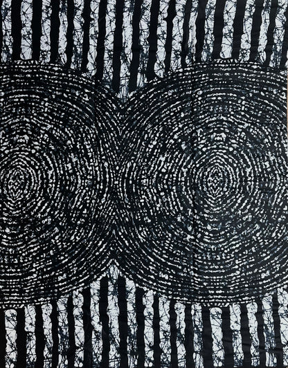 African Print Fabric, Ankara - Monochrome Fabric