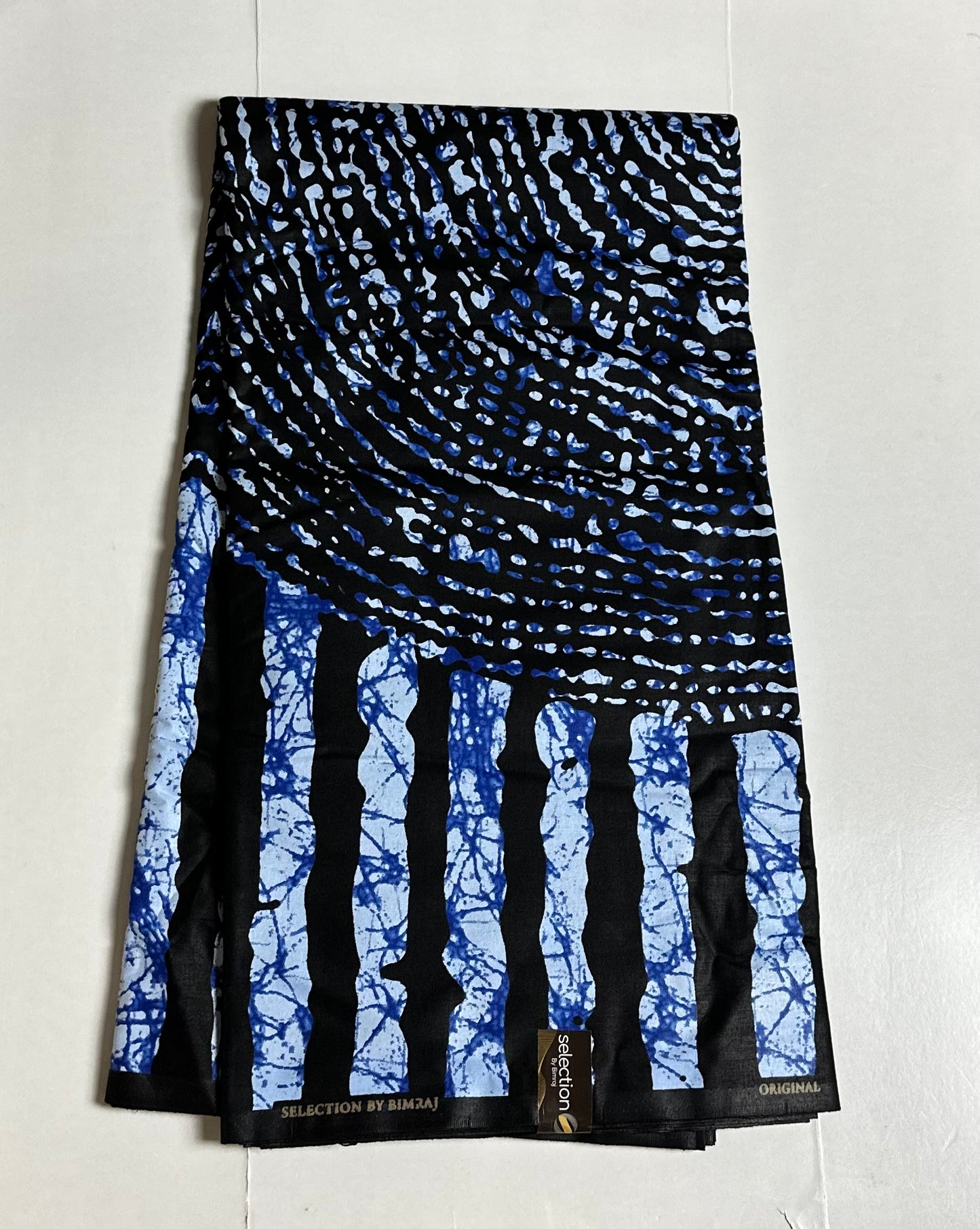 African Print Fabric, Ankara - Blue Fabric