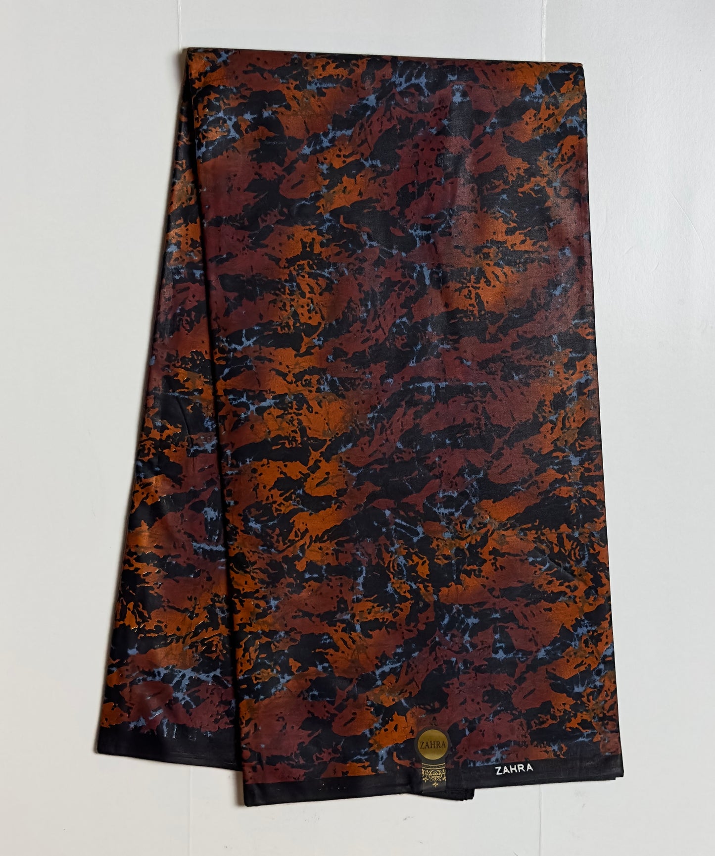 African Print Fabric, Ankara - Brown Fabric