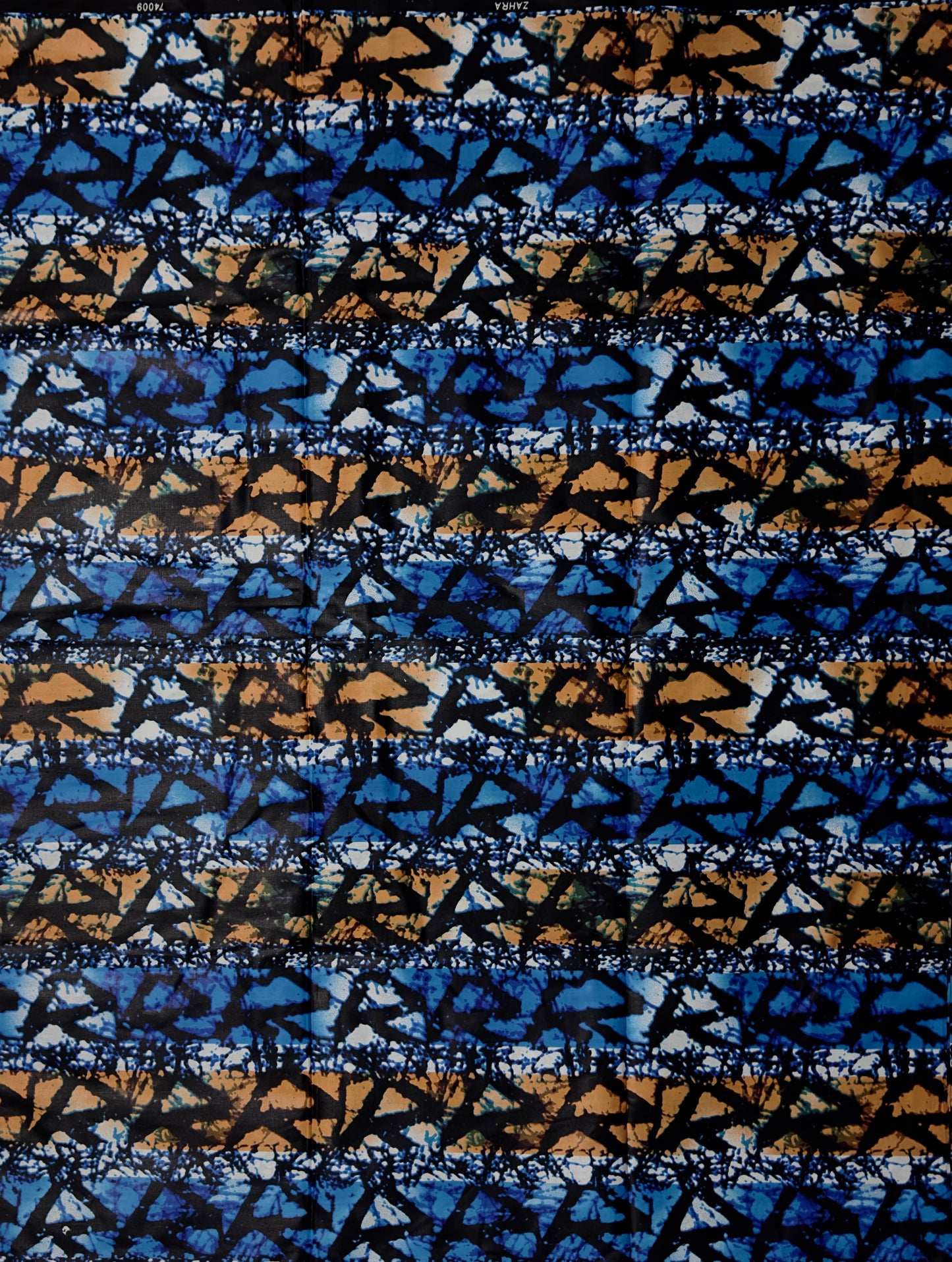 African Print Fabric, Ankara -Blue Fabric