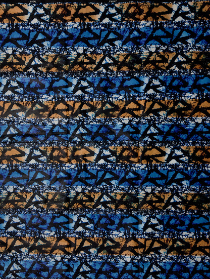 African Print Fabric, Ankara -Blue Fabric