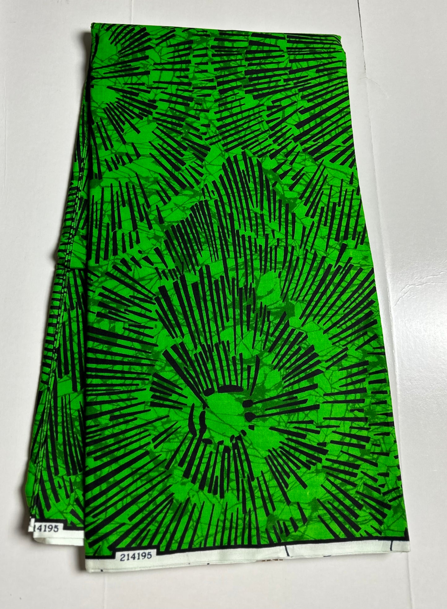 African Print Fabric, Ankara - Green Fabric