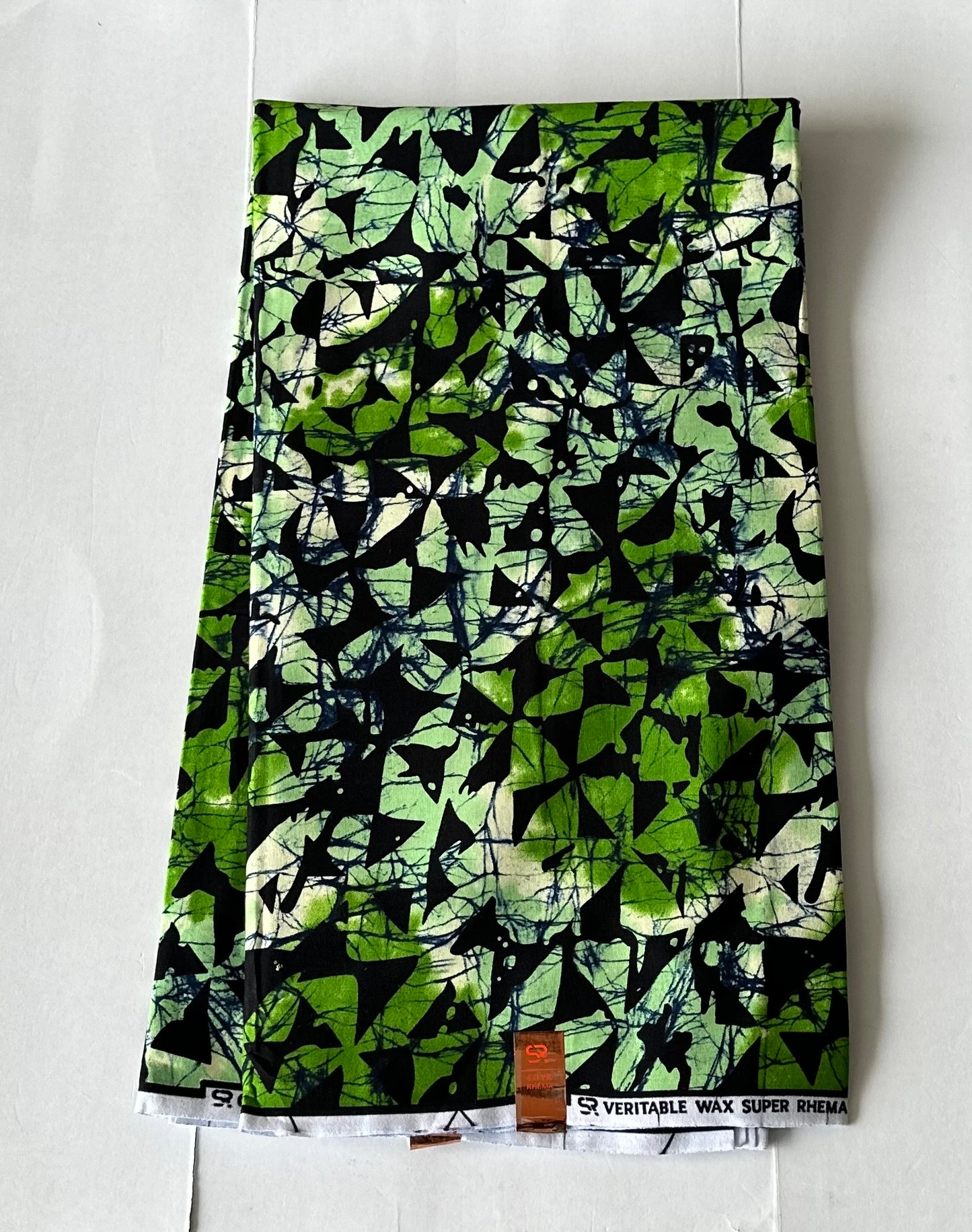 African Print Fabric, Ankara - Green Fabric