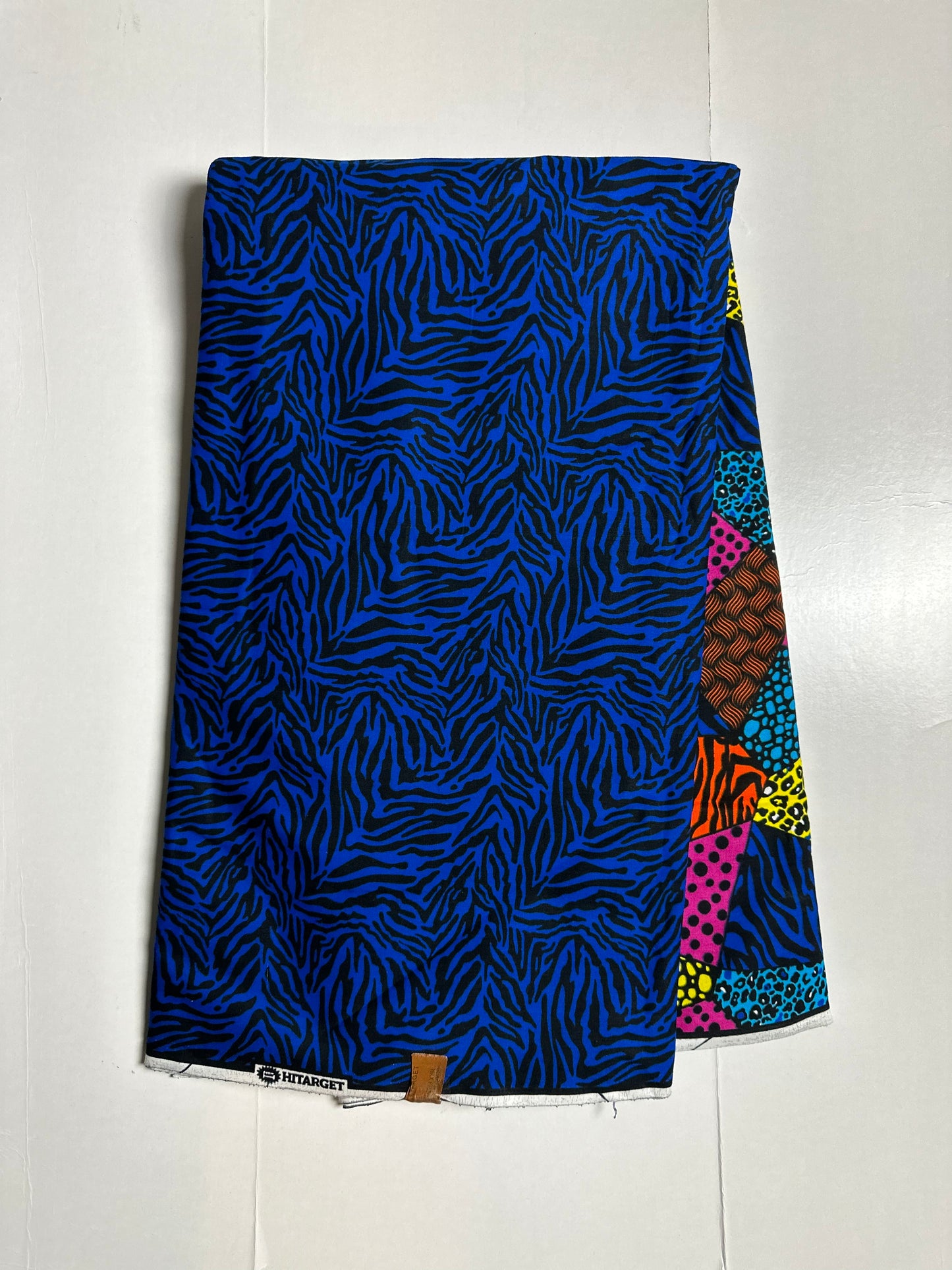 African Print Fabric, Ankara - Blue Fabric