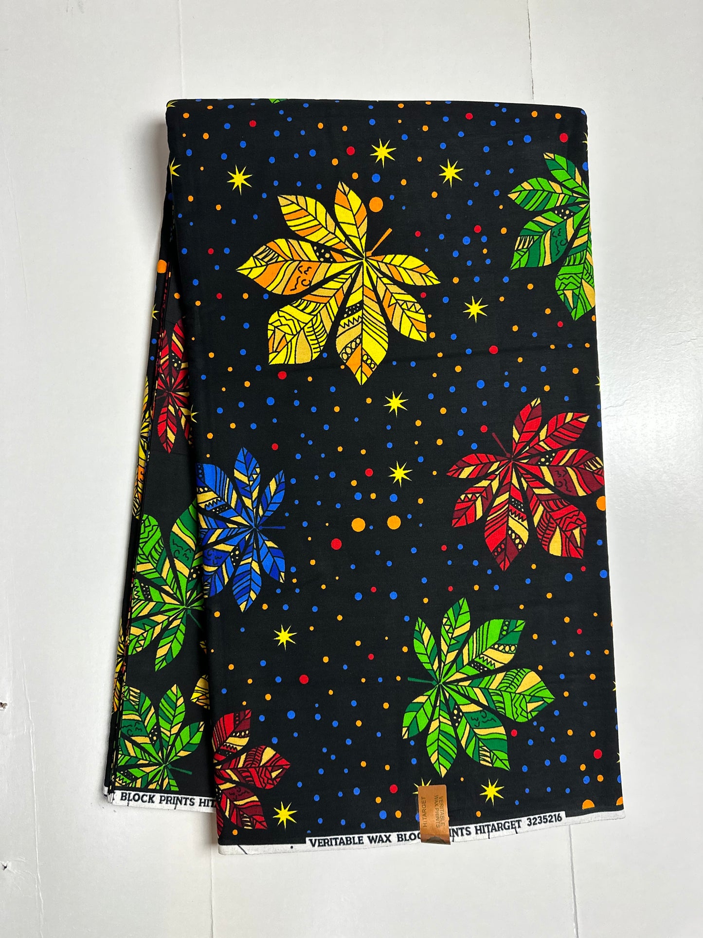 African Print Fabric, Ankara Blue, Green, Red, Yellow Fabric