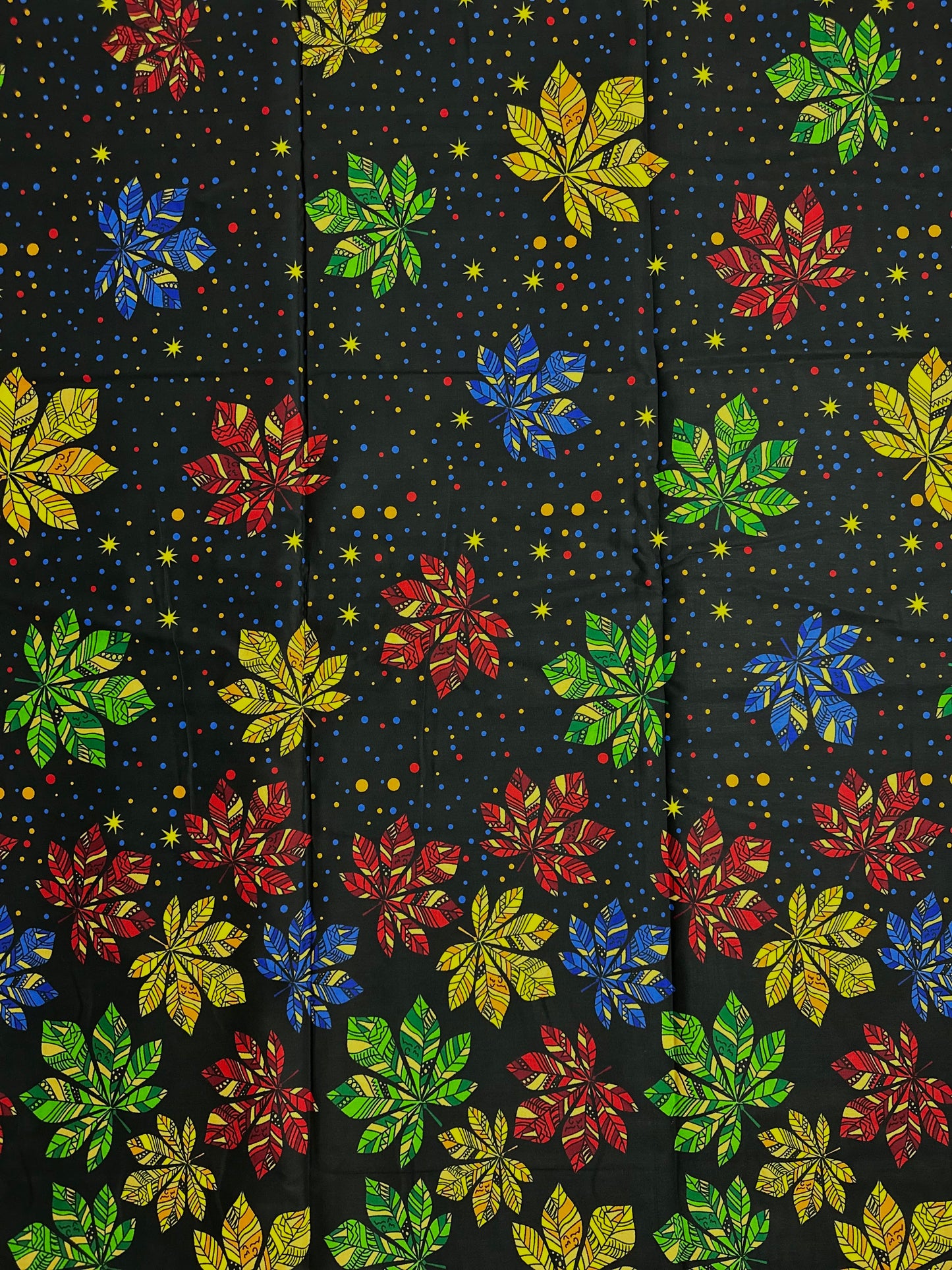African Print Fabric, Ankara Blue, Green, Red, Yellow Fabric