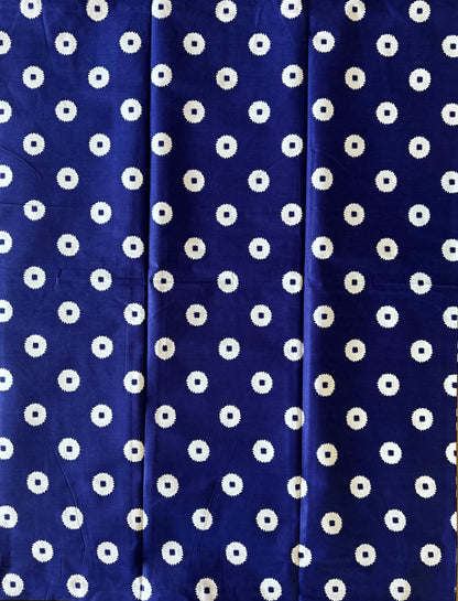 African Print Fabric, Ankara - Blue Fabric