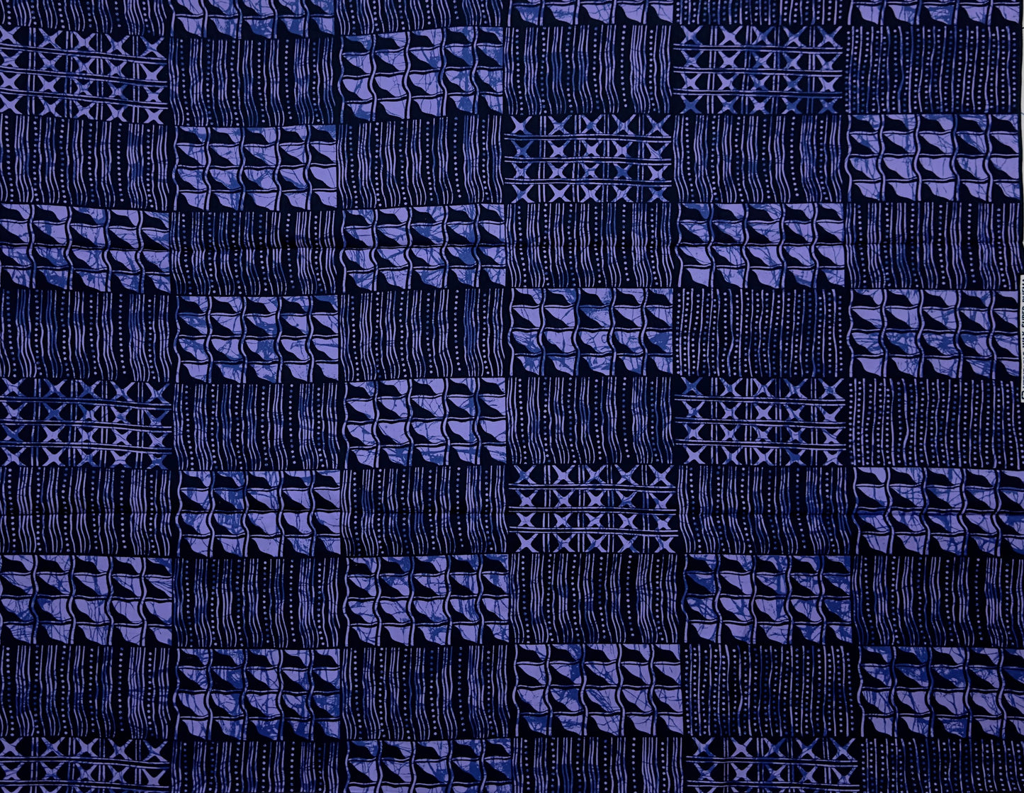 African Print Fabric - Purple Ankara Fabric