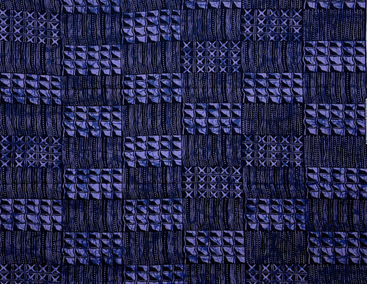 African Print Fabric - Purple Ankara Fabric