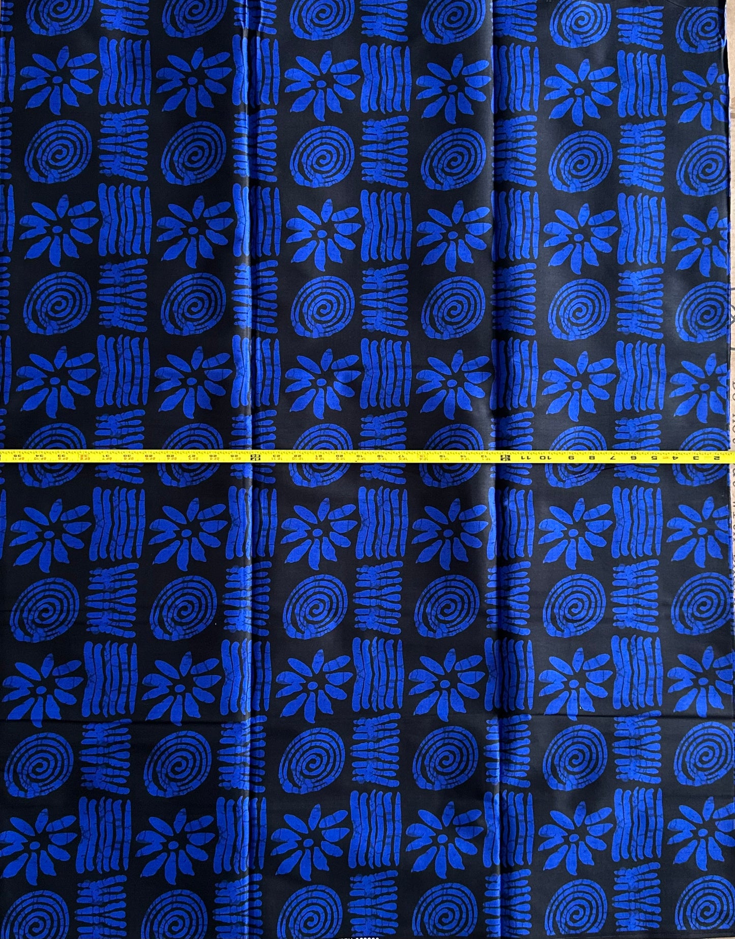 African Print Fabric, Ankara - Blue Fabric