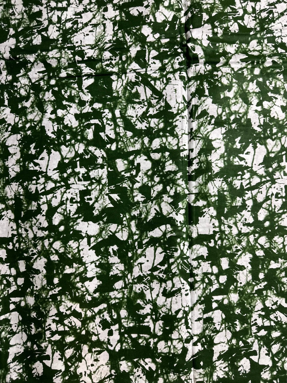 African Print Fabric, Ankara - Green Fabric