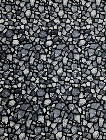 African Print Fabric, Ankara - Grey Fabric