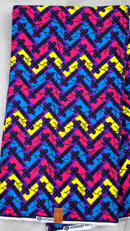 African Fabric - Ankara - African Print Fabric - African clothing for women - African Quilts - Multicolor fabric - Wholesale fabric