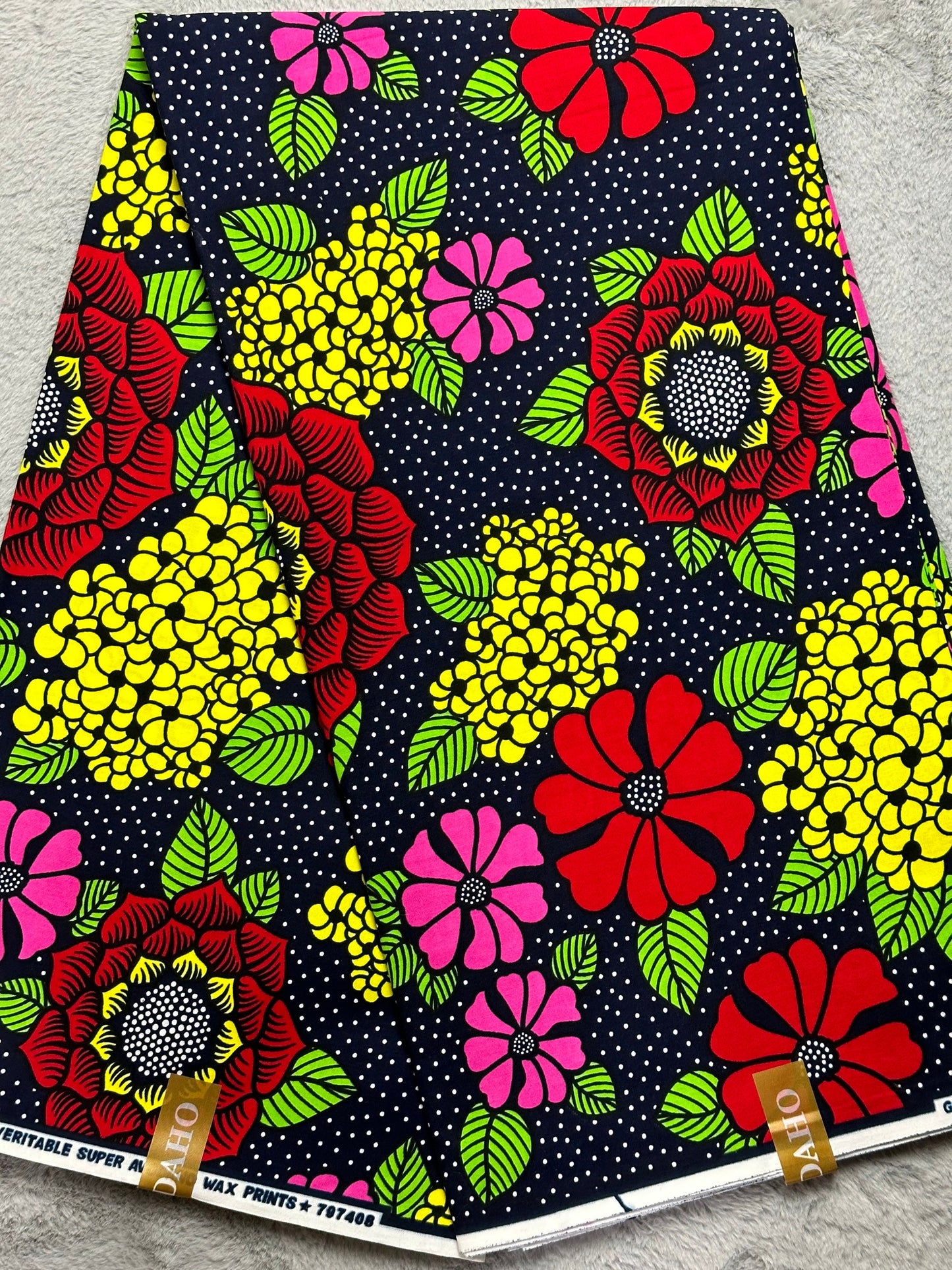 African Fabric - Ankara - African Print Fabric - Ankara Print - African Clothing - African Quilts - African cotton print - Multicolor Fabric