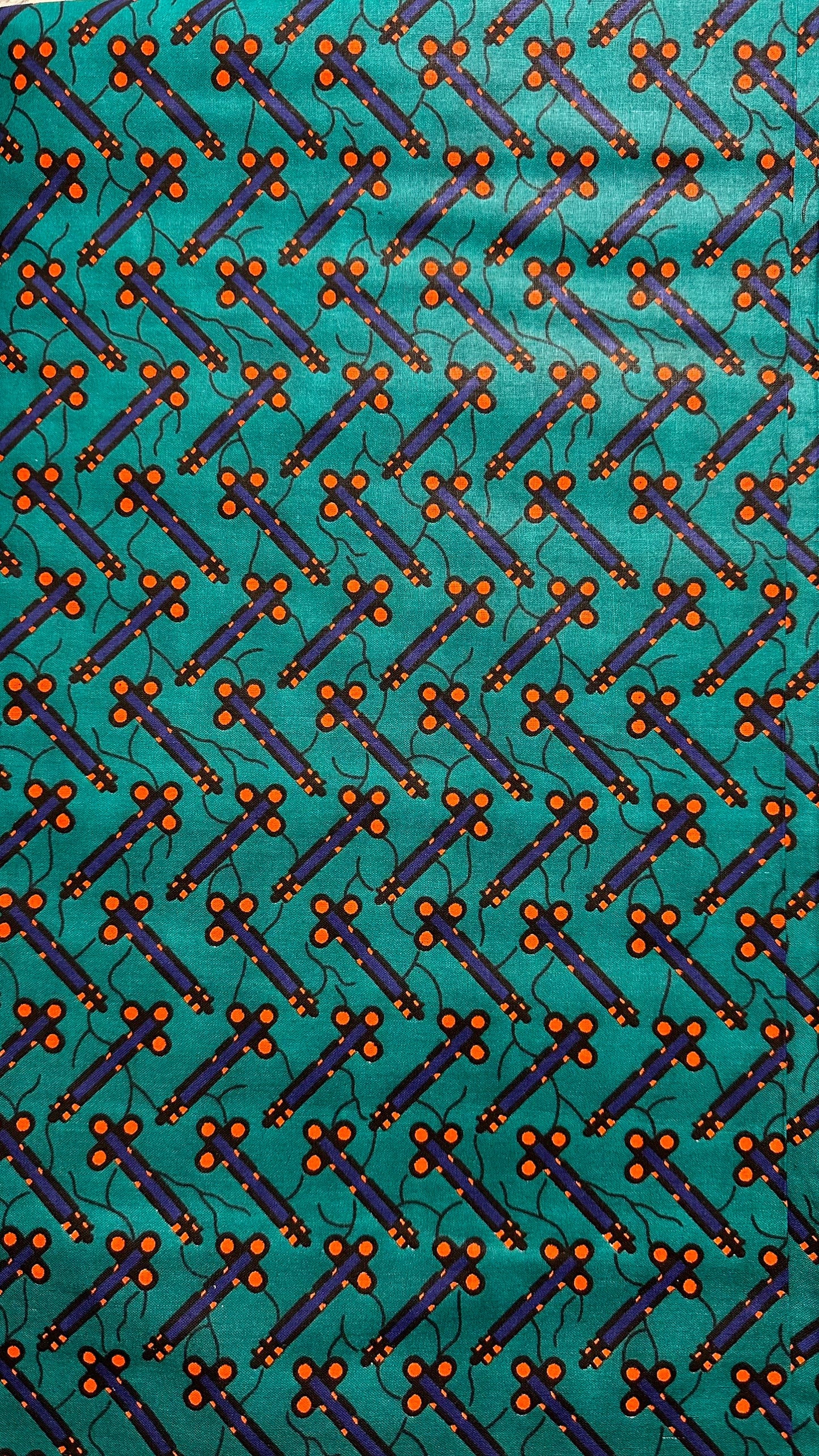 African Fabric - Ankara - African Print Fabric - Ankara Print - African Style - Green African print - Multicolor Fabric - Wholesale Fabric