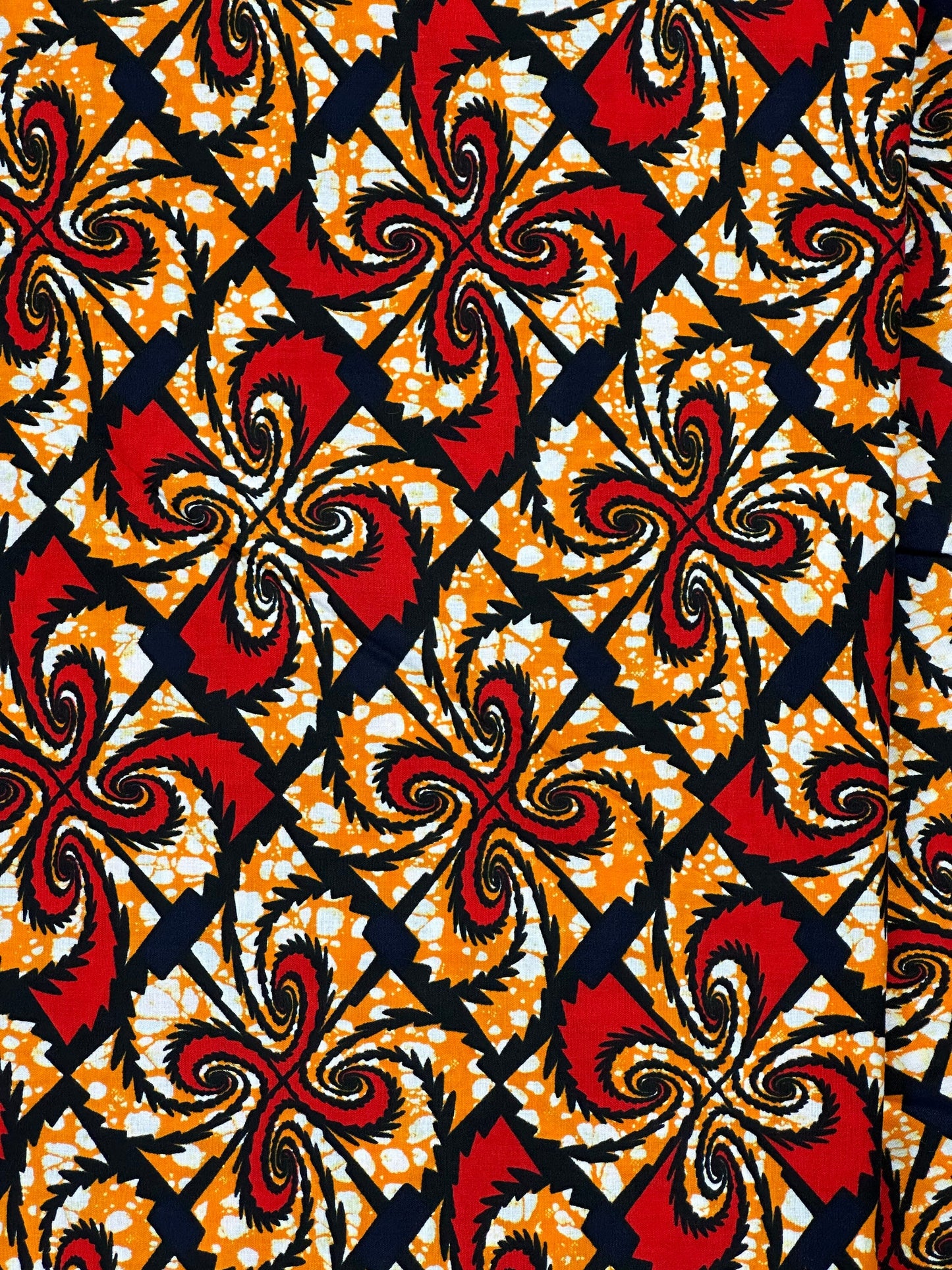 African Fabric - Red Ankara - African Print Fabric - Ankara Print - African Clothing - African Quilts - African cotton print