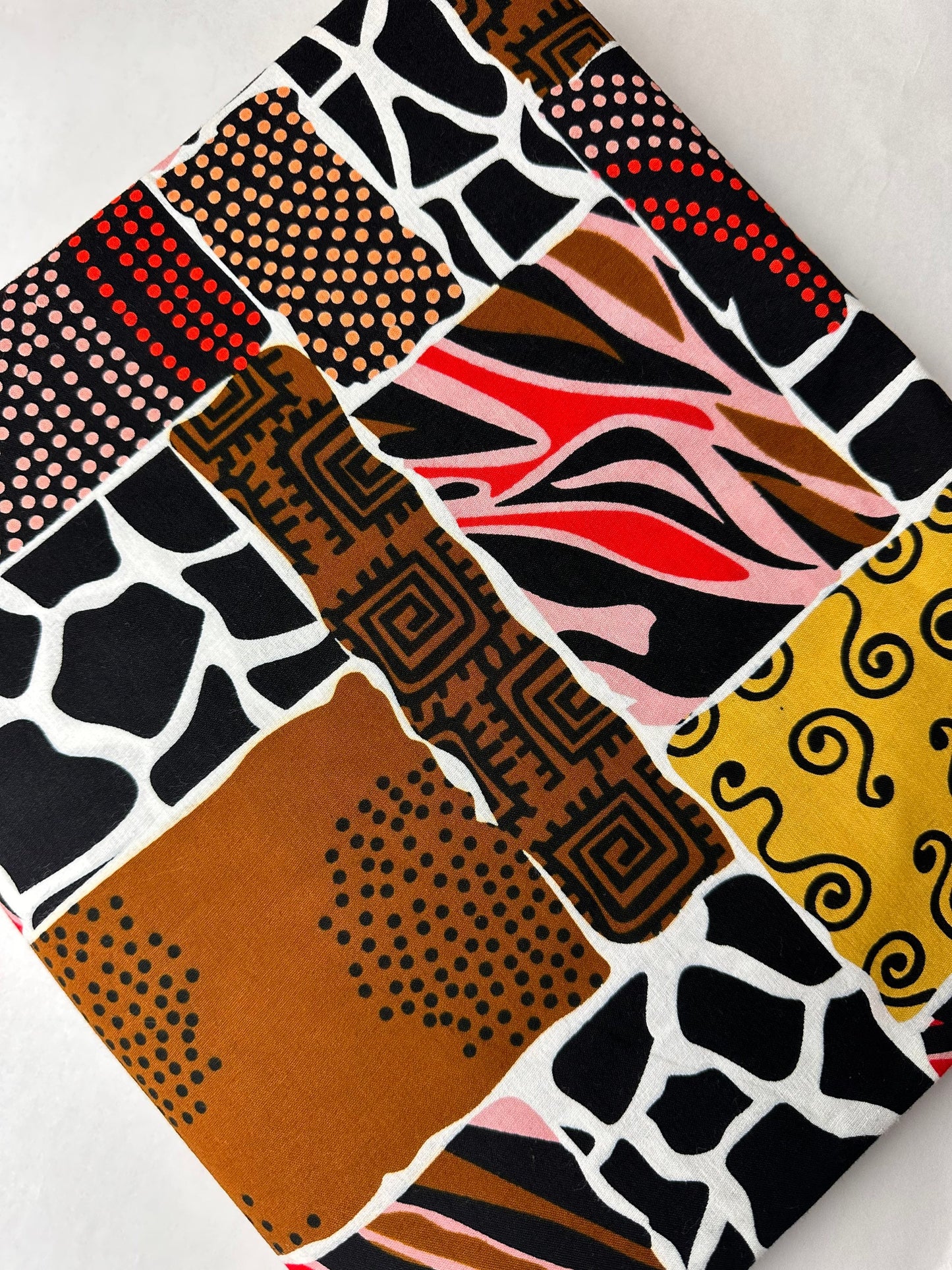 African Fabric - Ankara - African Print Fabric - African Clothing Fabric - Dressmaking Fabric - Brown African Print fabric