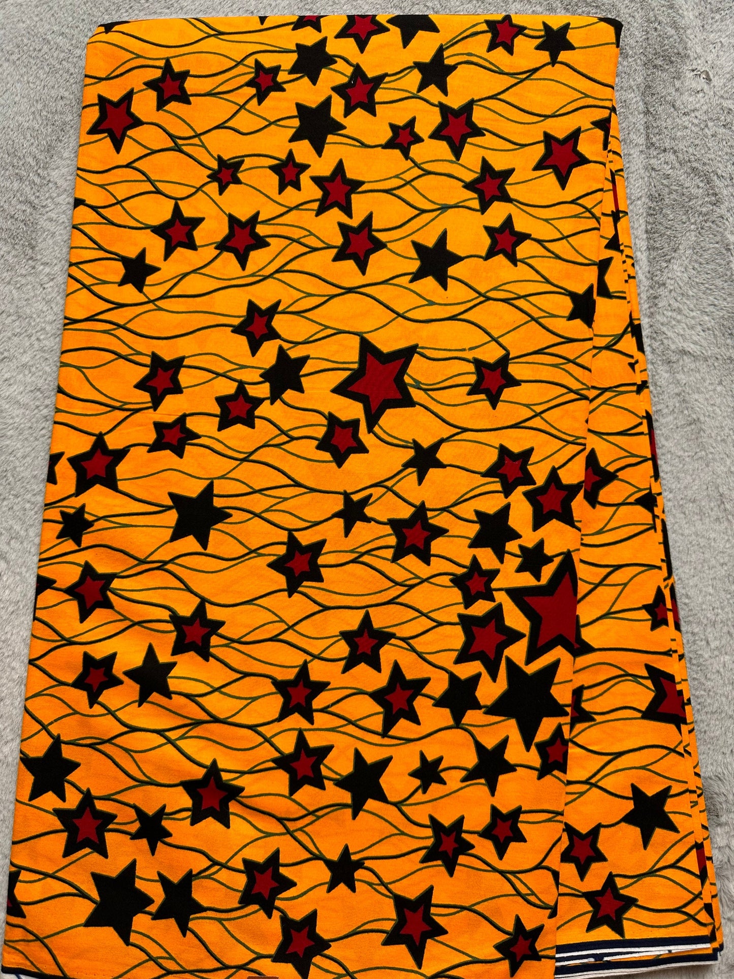 African Fabric - Ankara - African Print Fabric - Ankara Print - African Style - Yellow African print - Multicolor Fabric - Wholesale Fabric