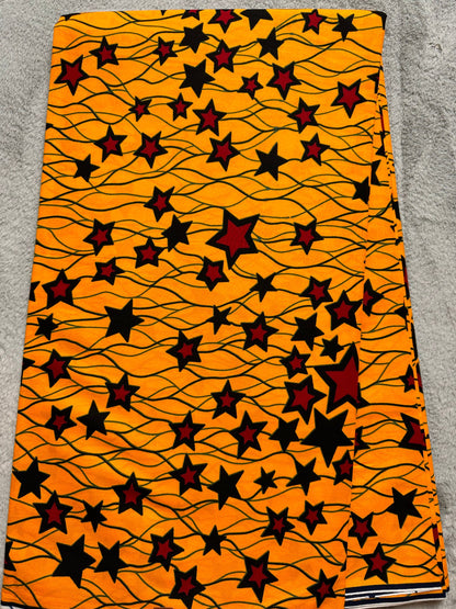 African Fabric - Ankara - African Print Fabric - Ankara Print - African Style - Yellow African print - Multicolor Fabric - Wholesale Fabric