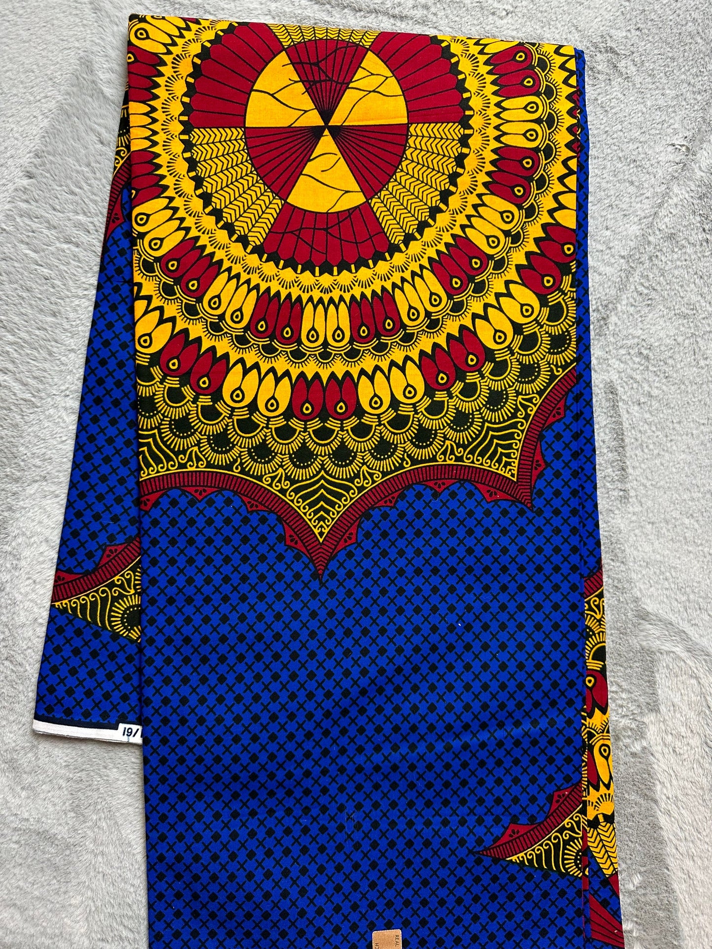 African Fabric - Ankara - African Print Fabric - Ankara Print - African Clothing - African Quilts - Blue African print - Multicolor Fabric
