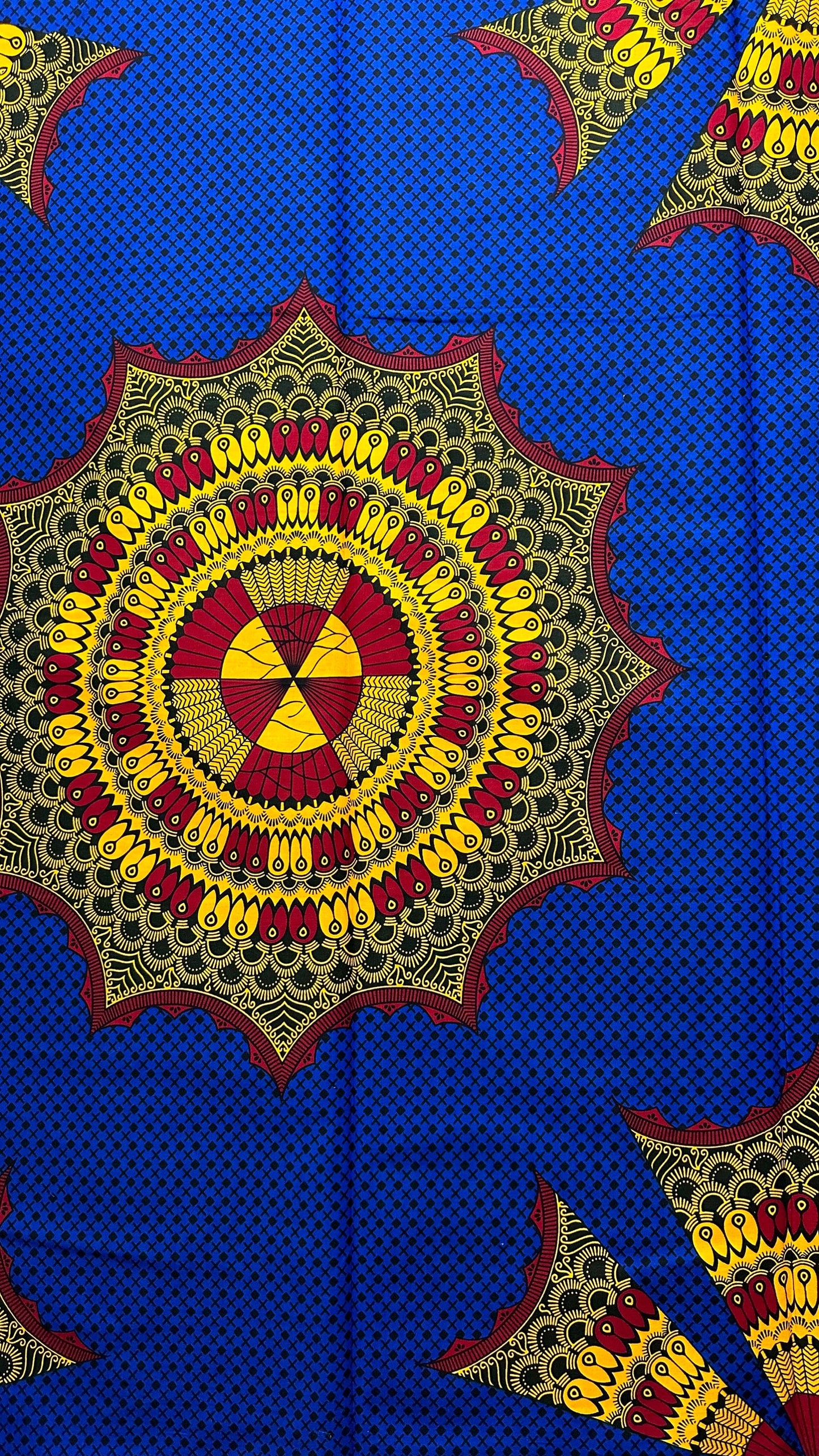 African Fabric - Ankara - African Print Fabric - Ankara Print - African Clothing - African Quilts - Blue African print - Multicolor Fabric