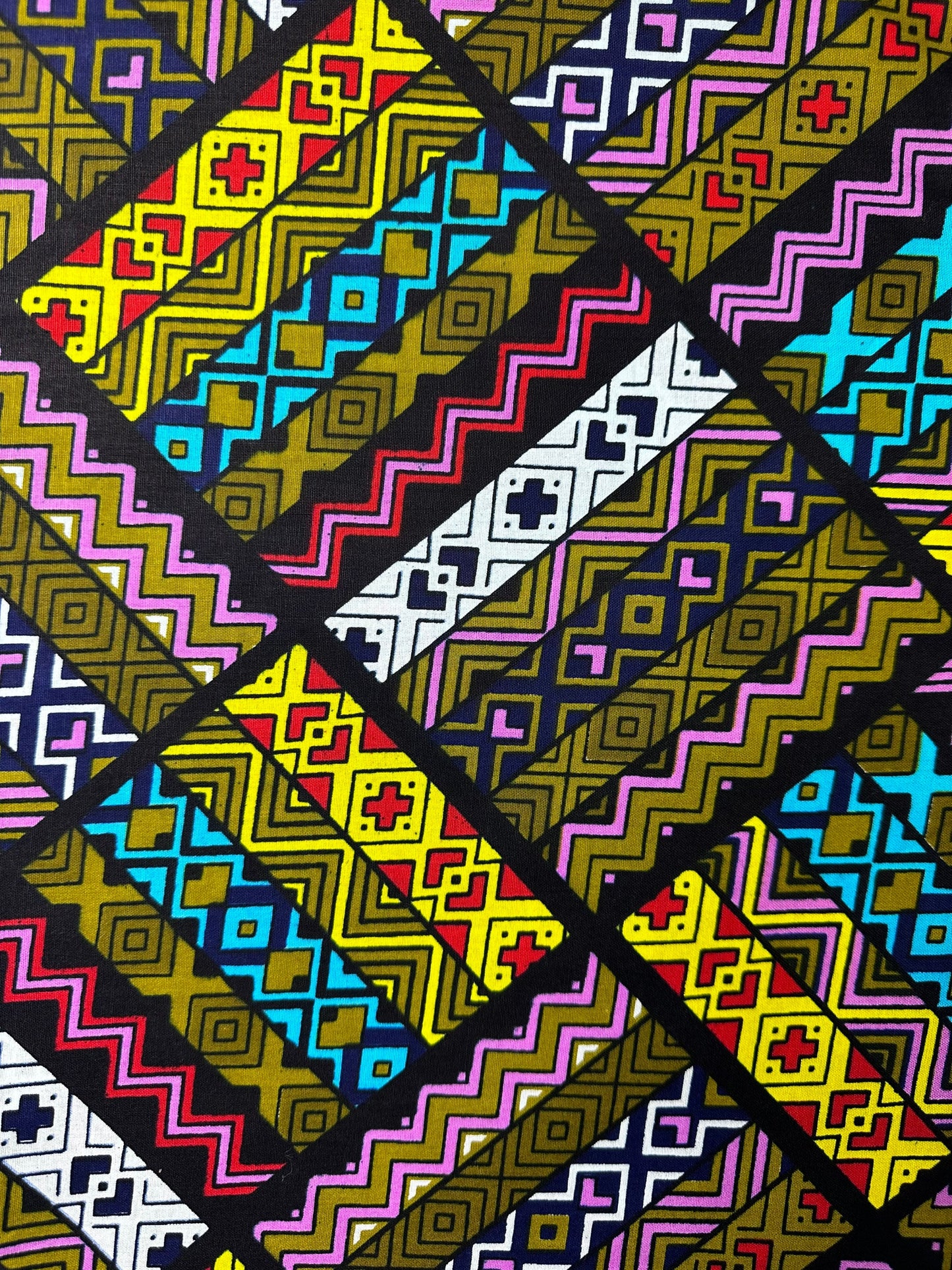 African Fabric - Ankara - African Print Fabric - African clothing fabric- Green African print - Multicolor- African fabric by the yard