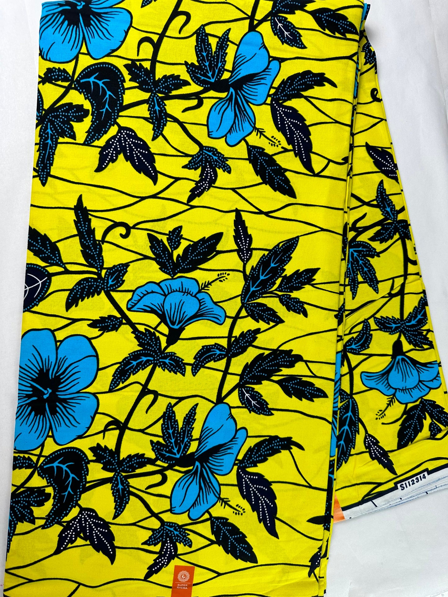 African Fabric - Ankara - African Clothing - Craft African fabric - Yellow African Print - African Fashion