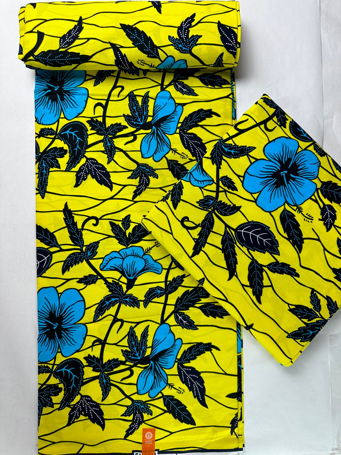 African Fabric - Ankara - African Clothing - Craft African fabric - Yellow African Print - African Fashion