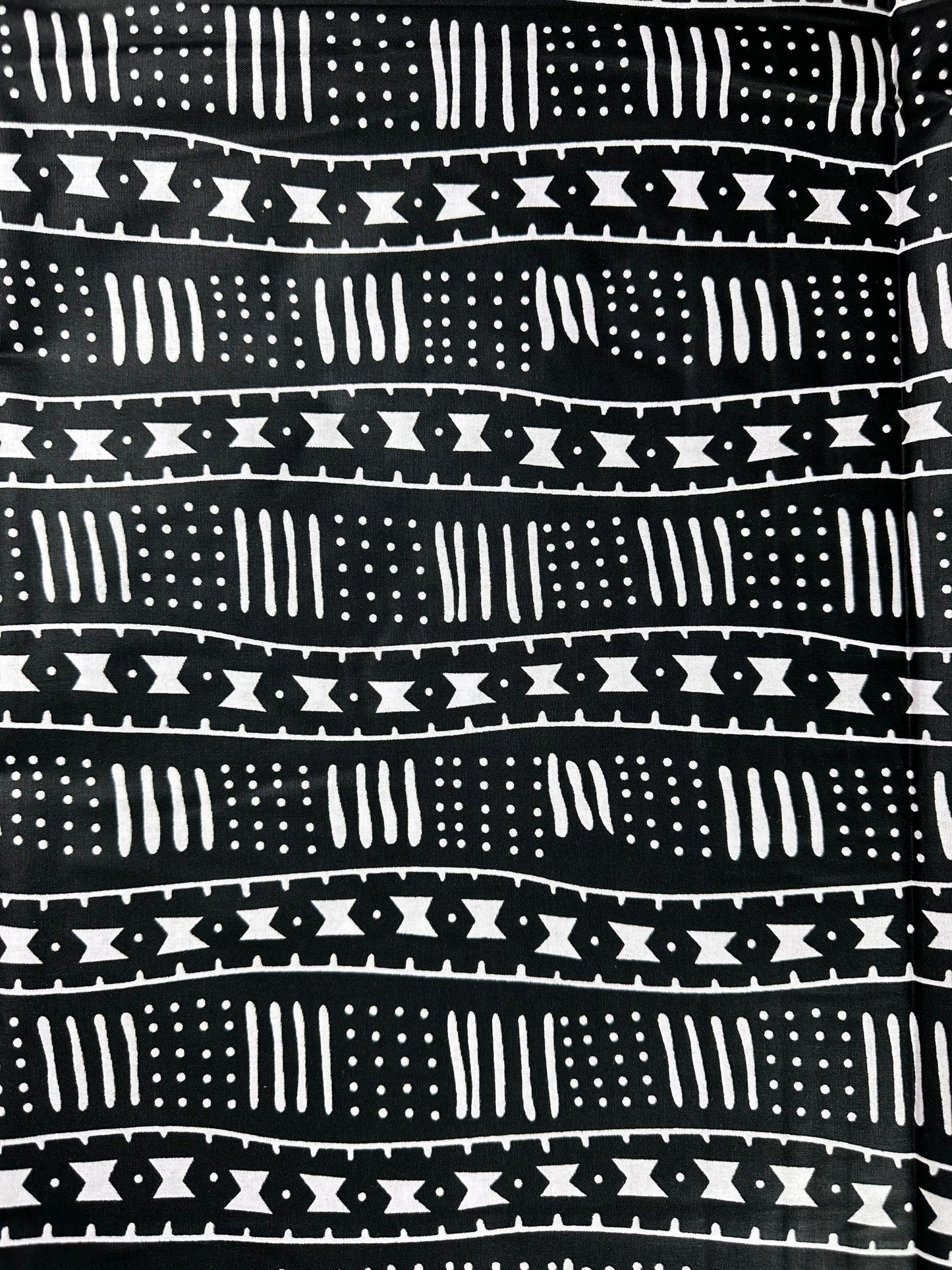African Fabric - Ankara - African Clothing - Black African Print Fabric
