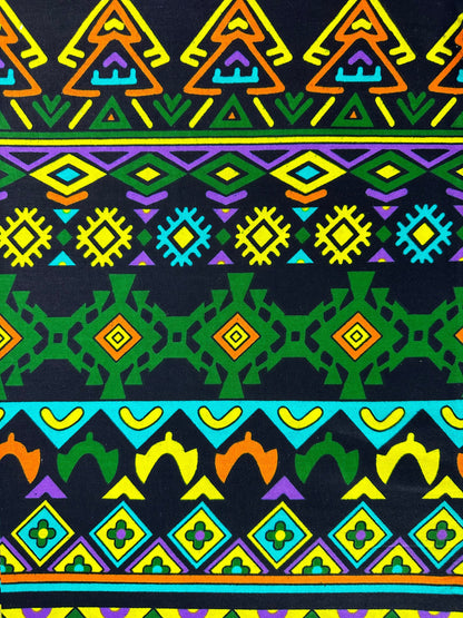 African Fabric - Ankara - African Clothing - Craft African fabric - Green African Print Fabric - African Print - Wholesale/ Yard