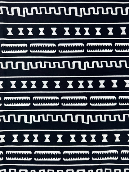 African Fabric - Ankara - African Print Fabric - African Clothing Fabric - Dressmaking Fabric - Black African Print