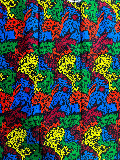 African Fabric - Ankara - African Print Fabric - African Clothing Fabric - Blue Ankara Print Fabric